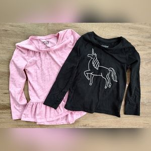 Girls size 5Y/6X long sleeve bundle